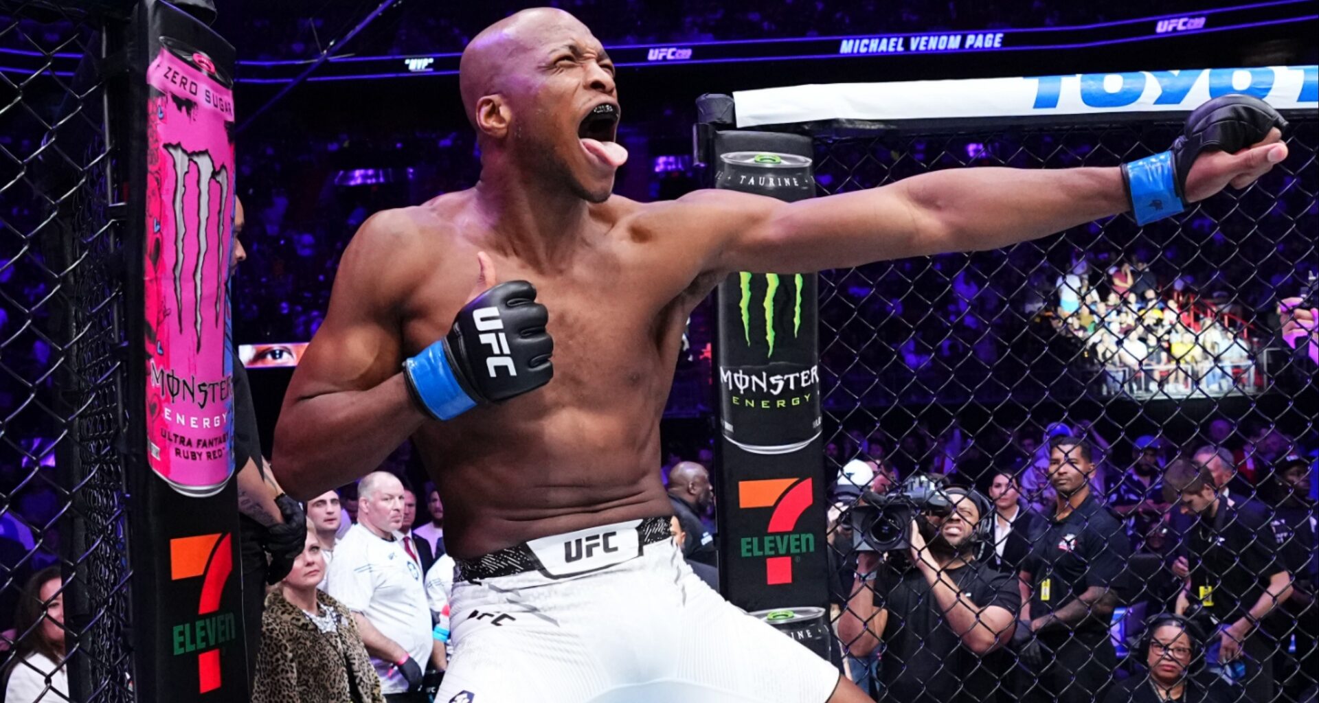 Michael 'Venom' Page enters the Octagon for his fight at UFC 299