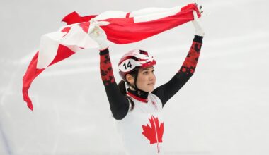 Canada’s Sarault wins Olympic silver in 1,000m short-track speedskating - CTV News
