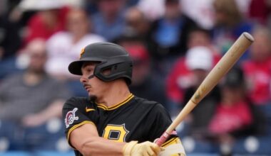 Pittsburgh Pirates top prospect Konnor Griffin goes deep twice, including a shot off Boston Red Sox newcomer Ranger Suarez
