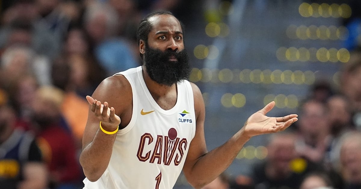 Cleveland Cavaliers finally get a full practice with James Harden coming out of All-Star break