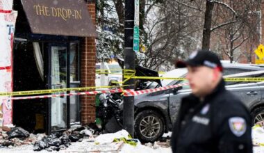 Man dead, 4 people injured after SUV crashes into Ottawa building: police - Ottawa