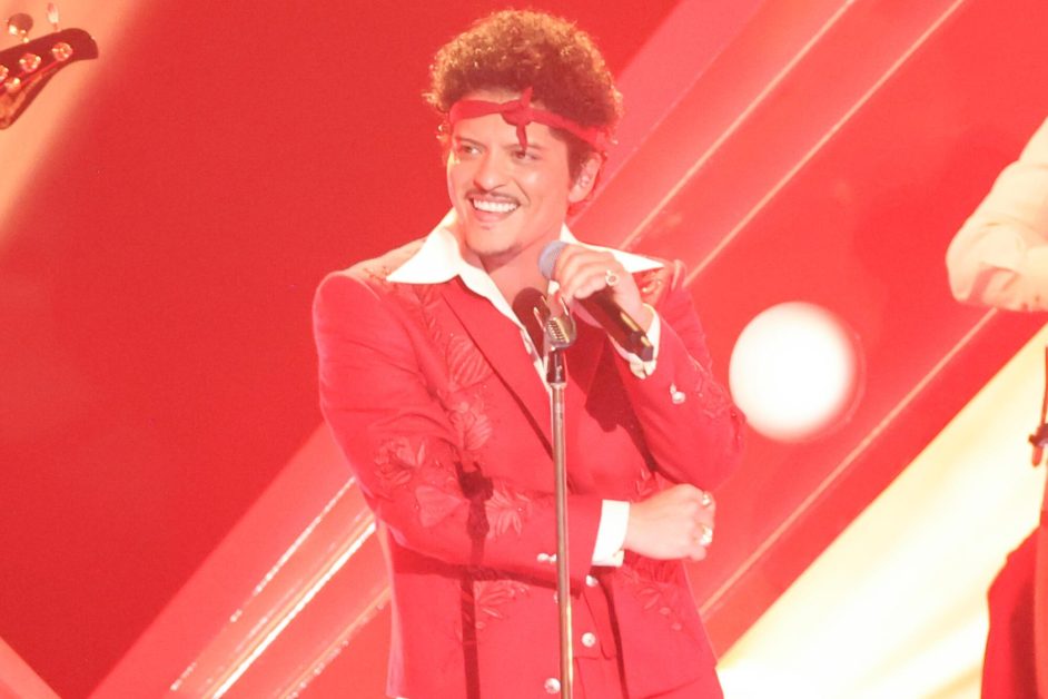 Bruno Mars performs onstage at the 68th GRAMMY Awards held at the Crypto.com Arena on Feb. 1, 2026, in Los Angeles.
