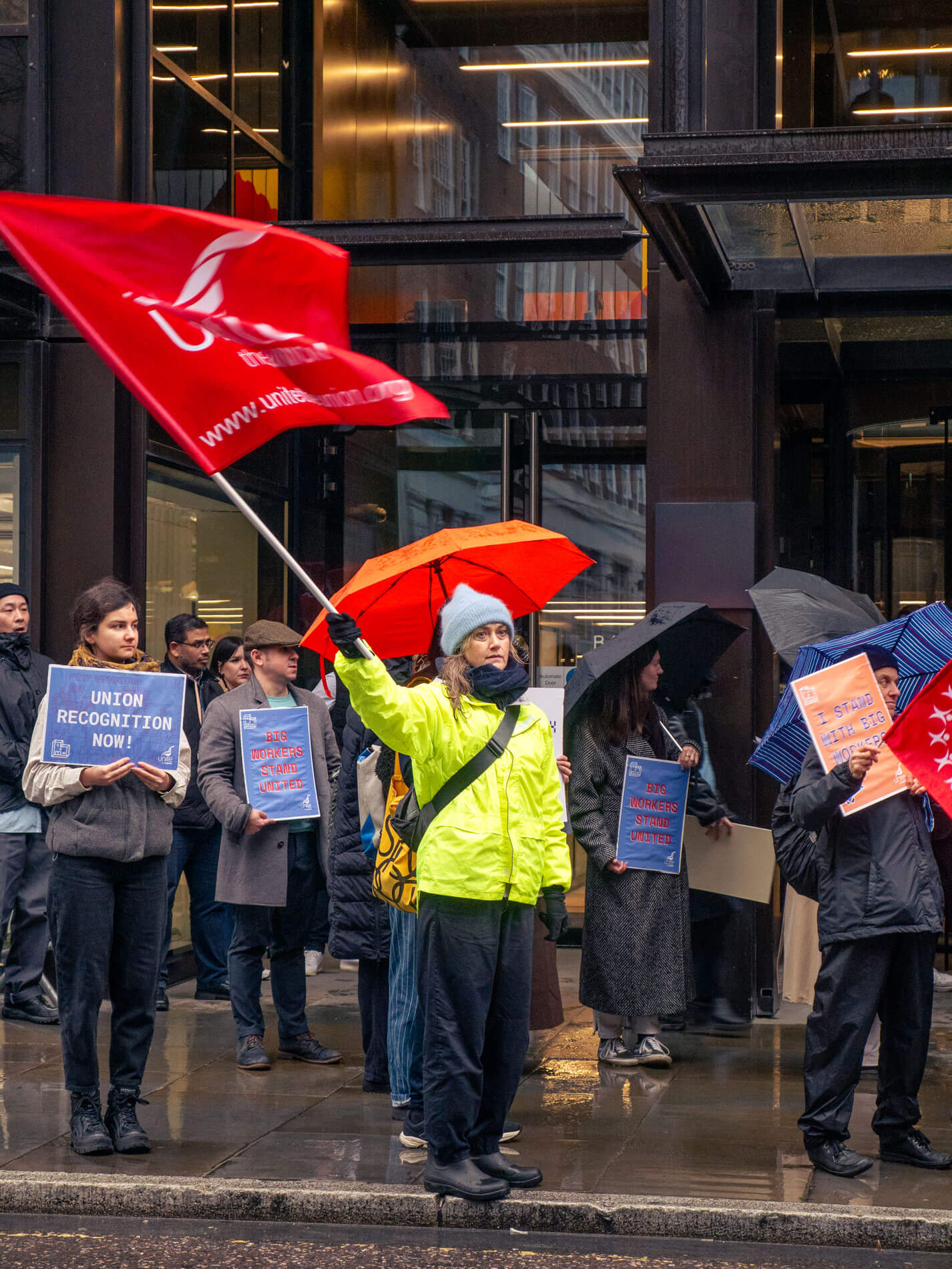 big london office protest