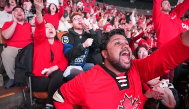 Gold medal game watch parties took a sour turn with Canada’s overtime loss