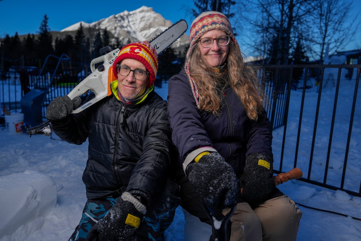 At Sweden’s Icehotel, Alberta artists carve ephemeral scenes inspired by Canadian wilderness