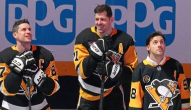 A nod to the past brought Sidney Crosby to tears; the Penguins captain is smiling about the present