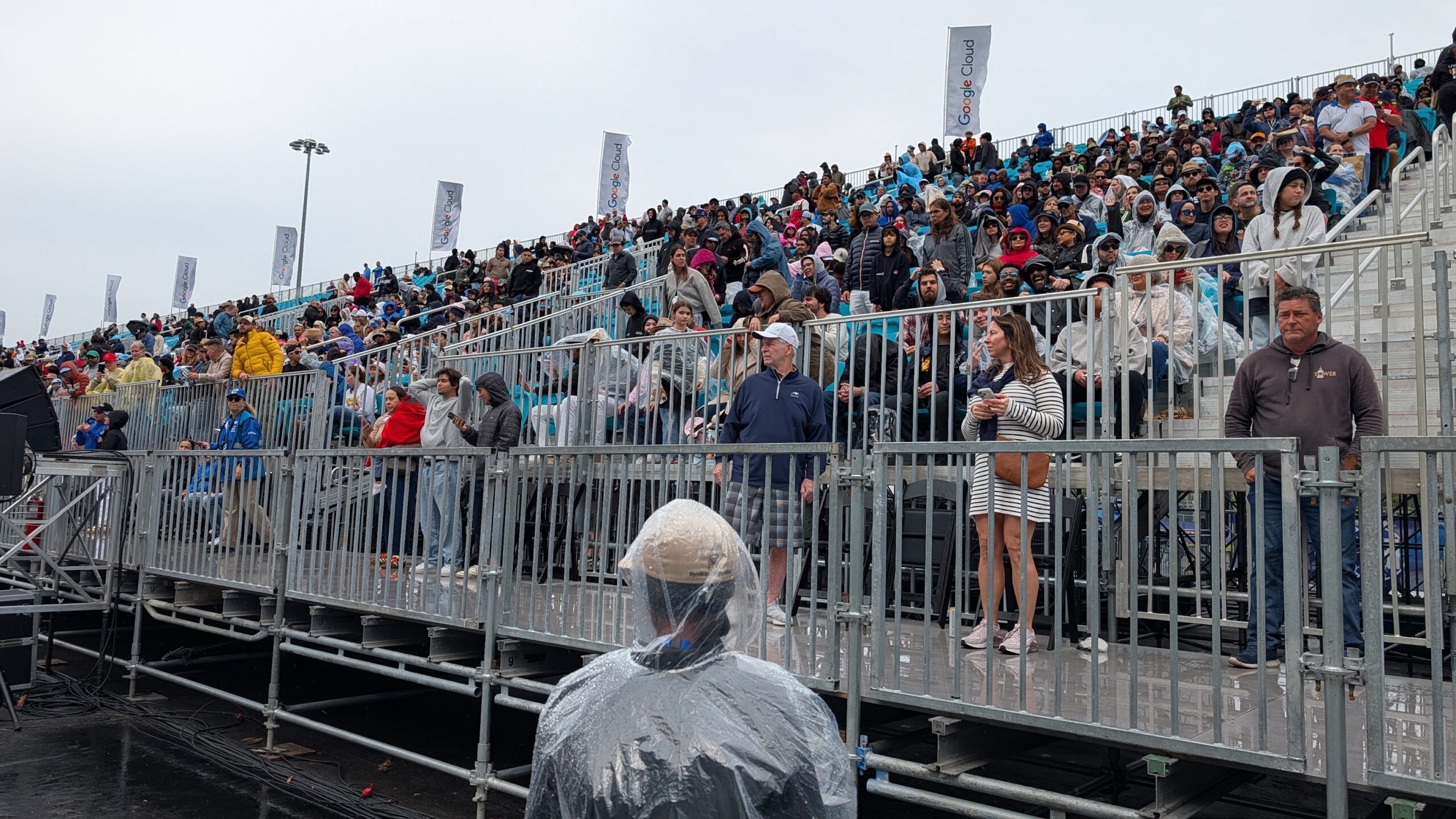 The crowd at the Miami E-Prix