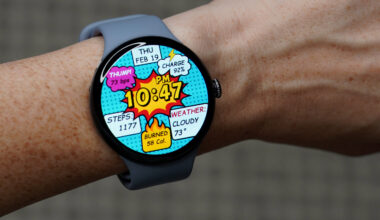 Pixel Watch 4 Pop Art Face.