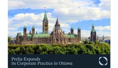 Prelia Expands its Corporate Practice in Ottawa