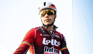Belgian Arnaud De Lie of Lotto-Intermarche pictured before a training ride of the Lotto-Intermarche cycling team in Albir, Spain, Thursday 15 January 2026. BELGA PHOTO DAVID PINTENS (Photo by DAVID PINTENS / BELGA MAG / Belga via AFP)