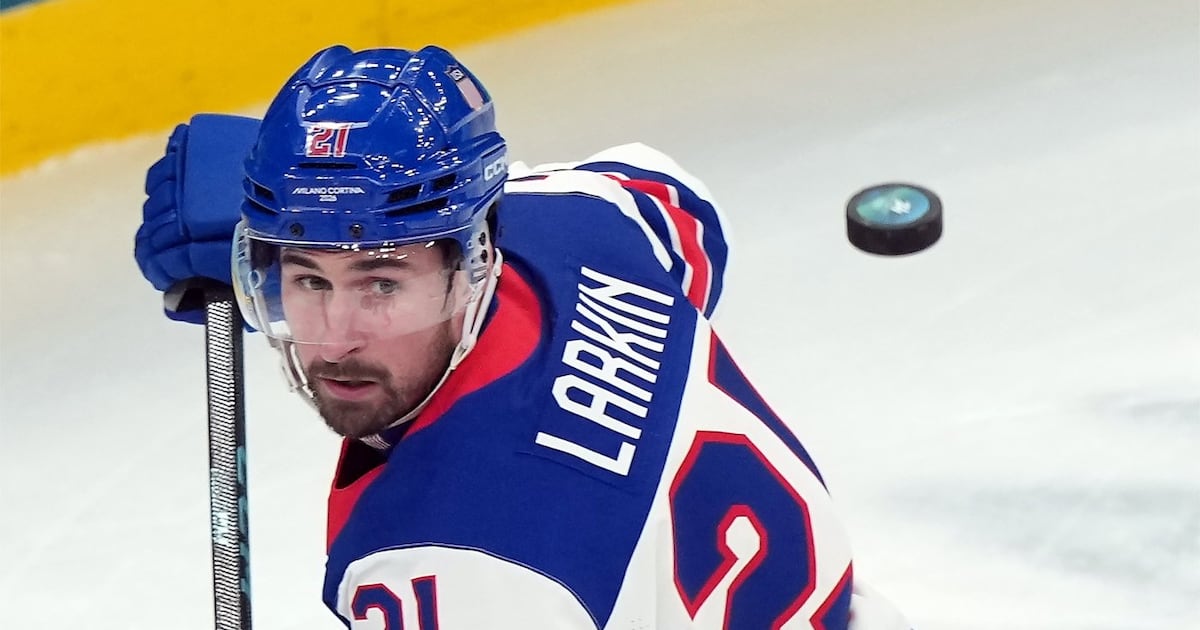 Dylan Larkin hasn't won much in his hockey life. Olympic gold with the US would change that