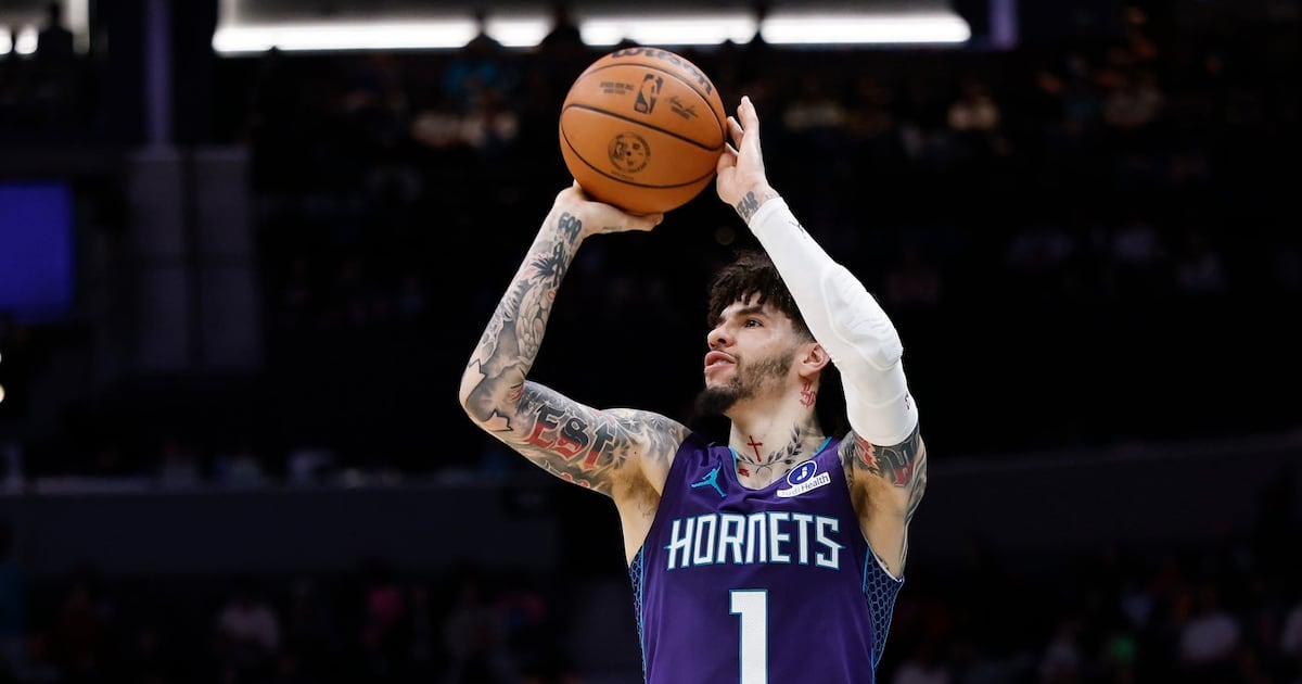 Charlotte Hornet's LaMelo Ball not injured after two-car crash in downtown Charlotte