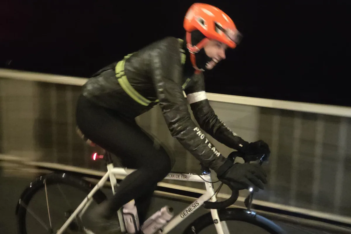 Rapha jacket reflections – riding on Severn Bridge