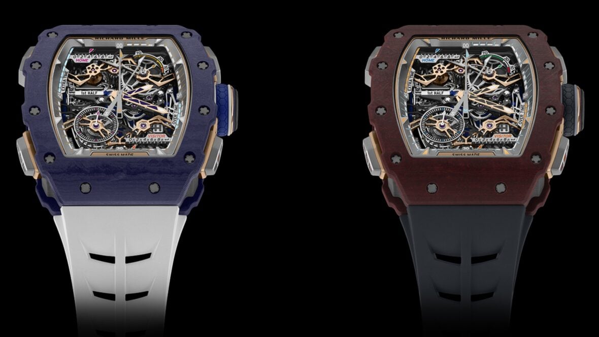 Richard Mille Takes To The Field With Soccer-Inspired Tourbillon Watch Duo