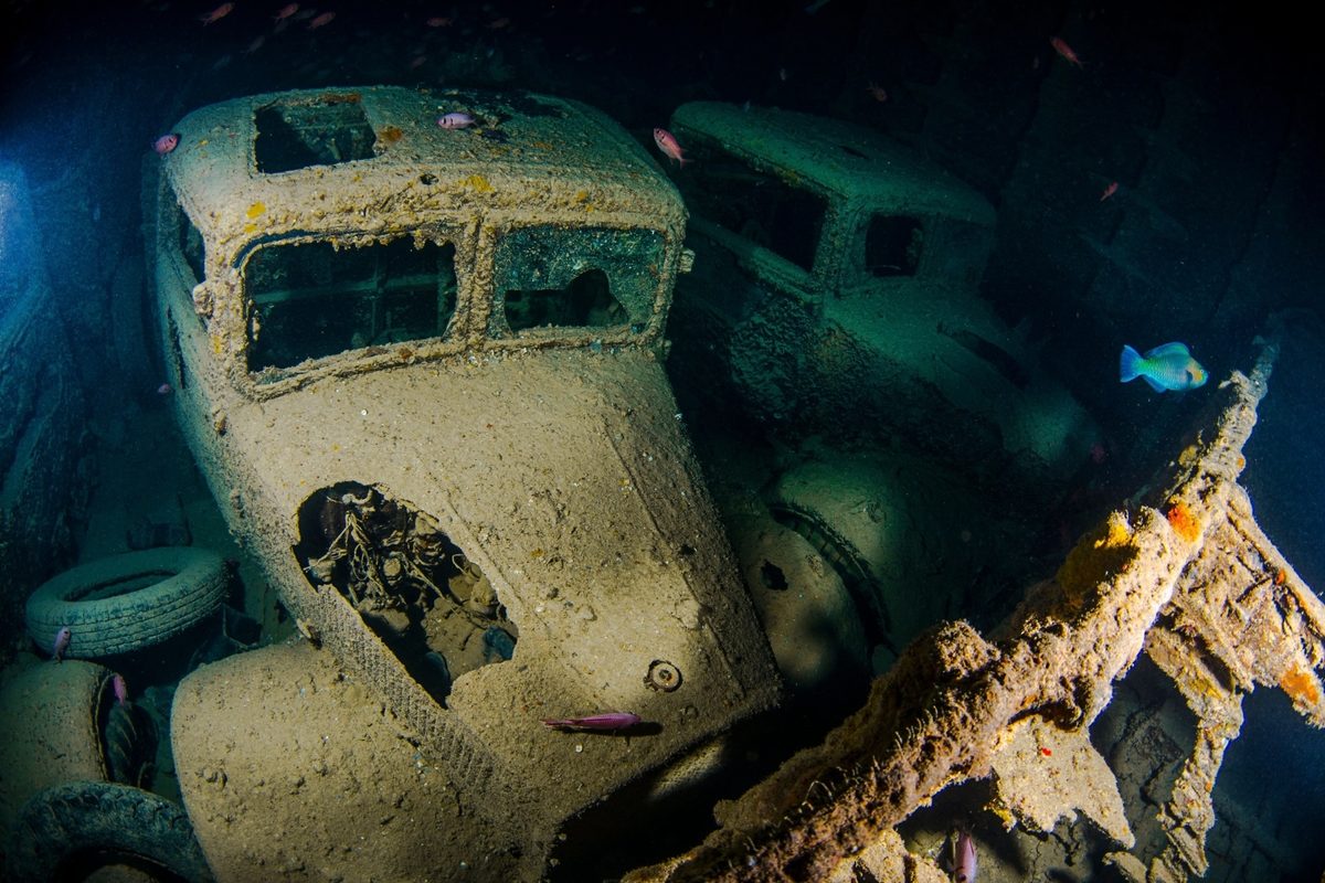 SS Thistlegorm trucks