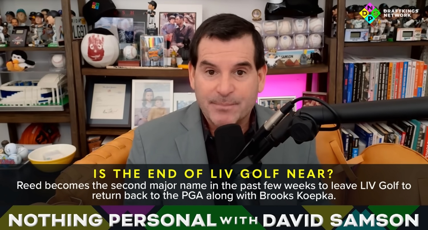 Amid losses and defections, David Samson thinks 'the LIV tour is over'