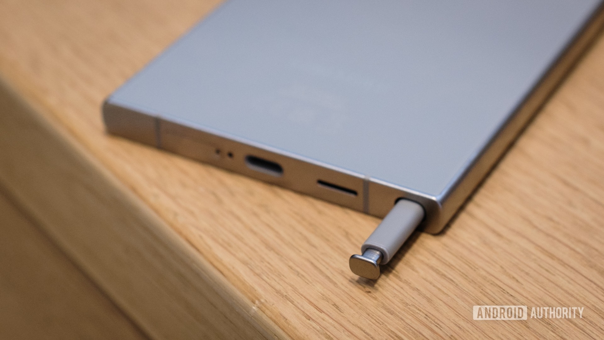 Samsung Galaxy S24 Ultra S Pen inserted Samsung Galaxy S24 Ultra S Pen inserted