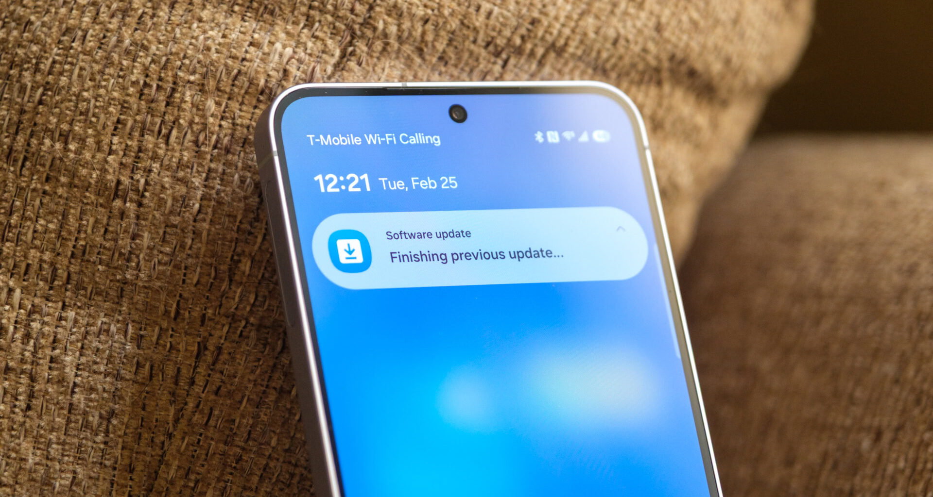 Samsung Galaxy S25 seamless updates finishing up