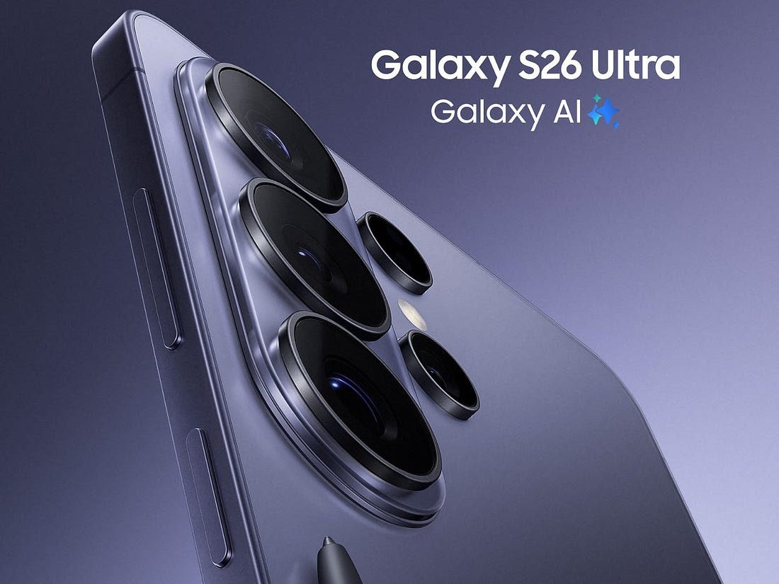 Leaked Samsung Galaxy S26 Ultra render