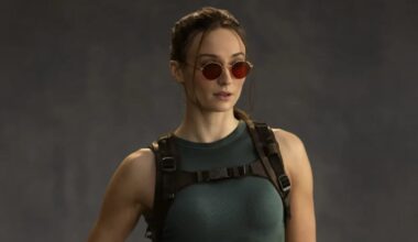 Tomb Raider Set Photos Show Sophie Turner In Action As Lara