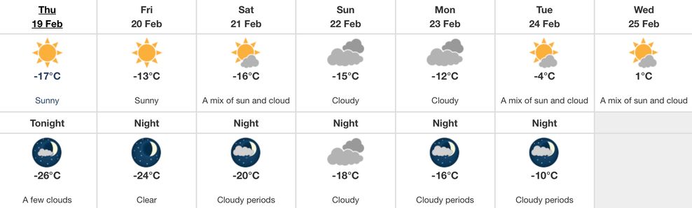 edmonton forecast