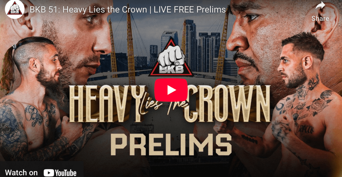Video: Watch BKB 51 live Prelims stream | Heavy Lies The Crown