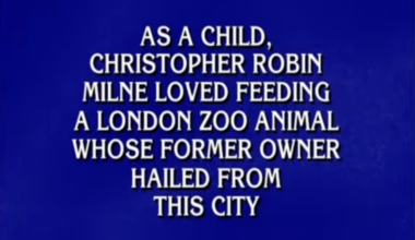 Pooh knew? Winnipeg clue delivers sweet 'Jeopardy!' victory