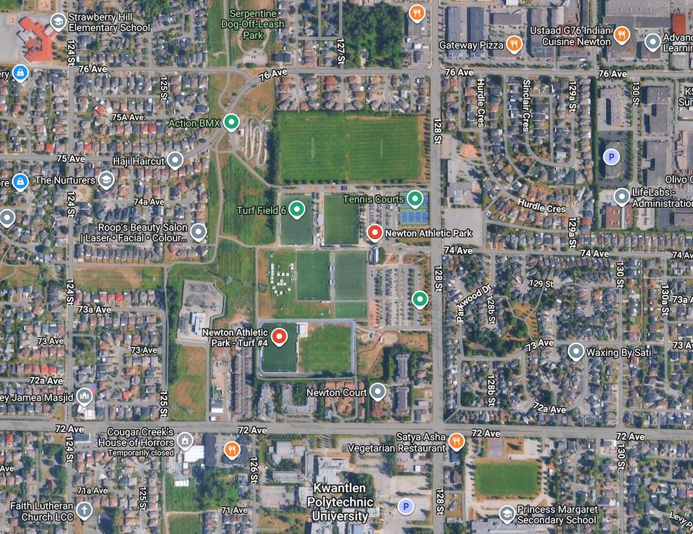 newton athletic park surrey