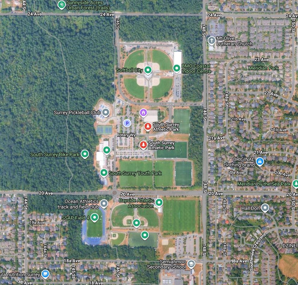 south surrey athletic park