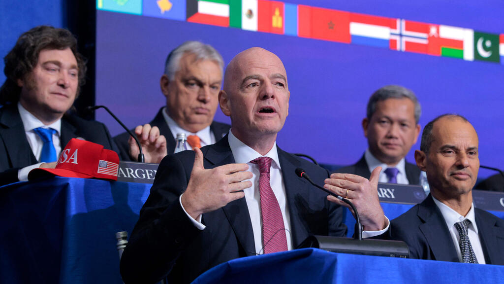 FIFA President Gianni Infantino (Photo: REUTERS/Pedro Nunes) ואלוורדה