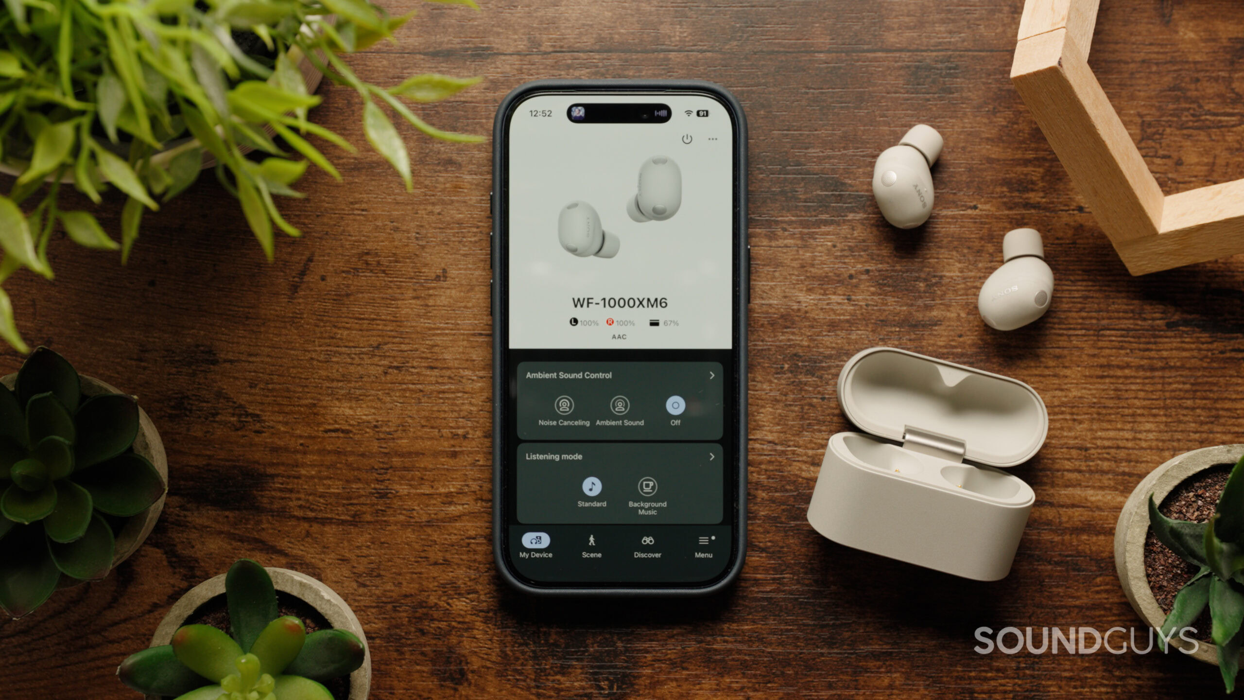 Sony WF-1000XM6 app on iPhone Sony WF-1000XM6 app on iPhone