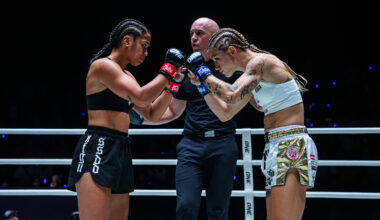 Muay Thai fighters Jackie Buntan and Stella Hemetsberger