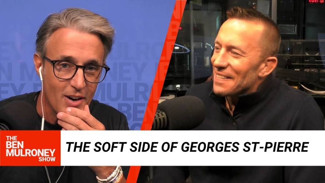 Click to play video: 'Georges St-Pierre, legendary UFC champion, shows his soft side'