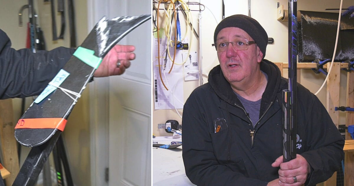 Ontario man starts hockey stick repair business