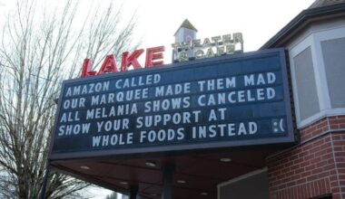 Lake Oswego theater loses rights to screen ‘Melania’ after marquee jokes