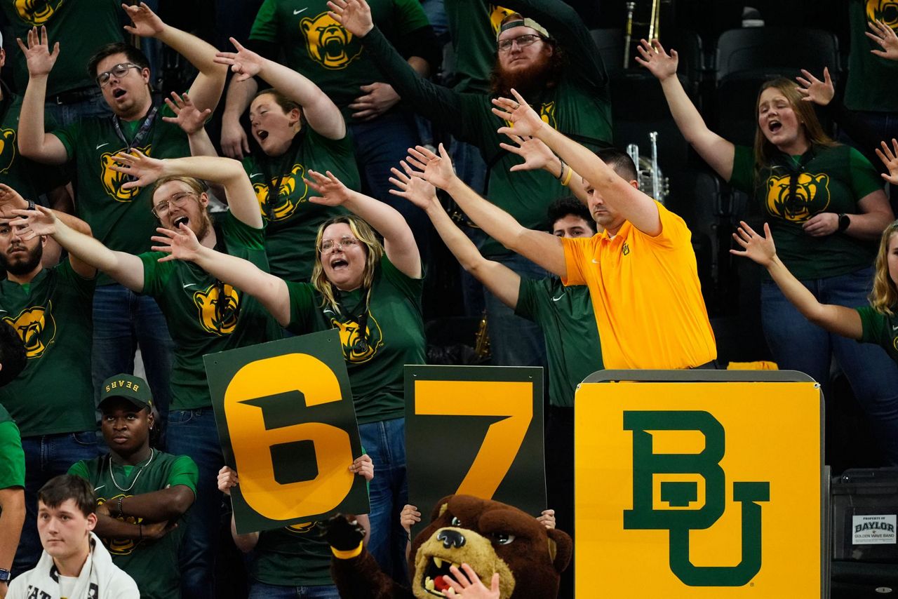 The '6-7' craze is going strong at NBA and college basketball games