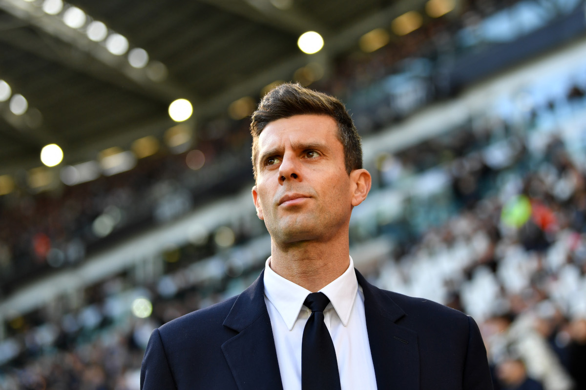 TURIN, ITALY - FEBRUARY 02: Thiago Motta, Head Coach of Juventus, looks on ahead of the Serie A match between Juventus and Empoli at Allianz Stadium on February 02, 2025 in Turin, Italy. (Photo by Valerio Pennicino/Getty Images)