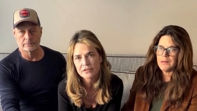 U.S. journalist and television host Savannah Guthrie, accompanied by her siblings Annie and Camron, speaks in a video message, addressing that they are willing to pay for the release of their elderly mother, Nancy Guthrie. (Savannah Guthrie via Instagram/via REUTERS THIS IMAGE HAS BEEN SUPPLIED BY A THIRD PARTY. MANDATORY CREDIT. NO RESALES. NO ARCHIVES) (via REUTERS)