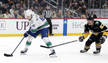 Has anyone ever bounced back the way Elias Pettersson would have to to get back to 100 points?