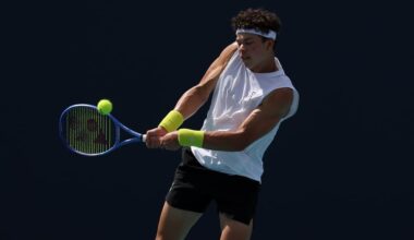 Ben Shelton in action.