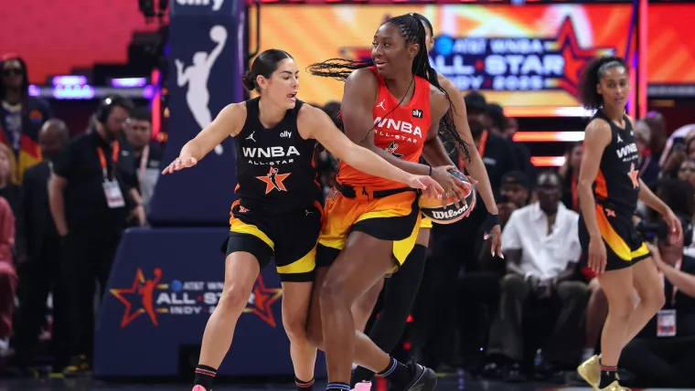 Fever's Aliyah Boston reveals how Kelsey Plum 'pushes' her differently from Caitlin Clark image