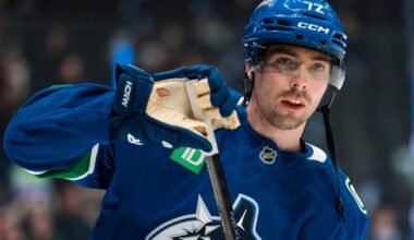 Canucks’ Chytil did not return for third period vs. Mammoth