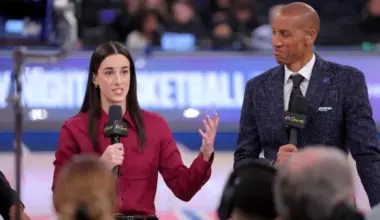 Caitlin Clark's face says it all after Reggie Miller's wild NBA player comparison for WNBA superstar image