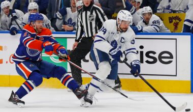 Refs lift Maple Leafs over Oilers in spirited game: Recap, Reaction and Highlights