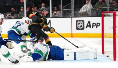Canucks head into Olympic break losers of 3 straight following 5-2 loss to Golden Knights