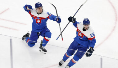 Juraj Slafkovský has a new Olympic moment