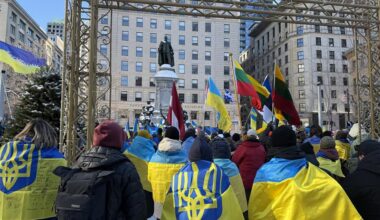 Montrealers mark four years since Russian invasion of Ukraine with rally of solidarity