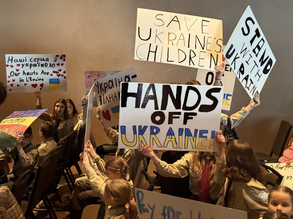 Winnipeg rallies for Ukraine on fourth anniversary of Russian invasion