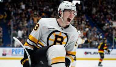 Bruins' Fraser Minten named NHL Rookie of the Month
