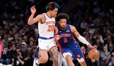 NBA roundup: Cade Cunningham powers Pistons past Knicks